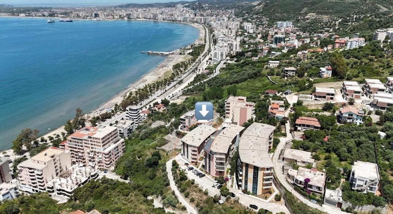 Sea View Apartment Vlorë Esterno foto